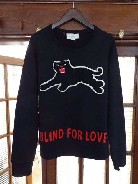 Gucci 2017 Black Panther 'Blind For Love' Sweatshirt 